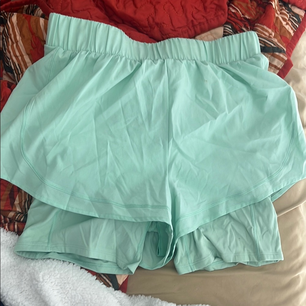 Mint Green Athletic Shorts